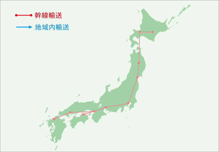 輸配送地図